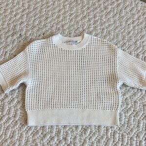 Abercrombie & Fitch Crochet Open Knit Blouse